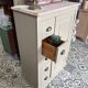 Beige sideboard with 5 drawers