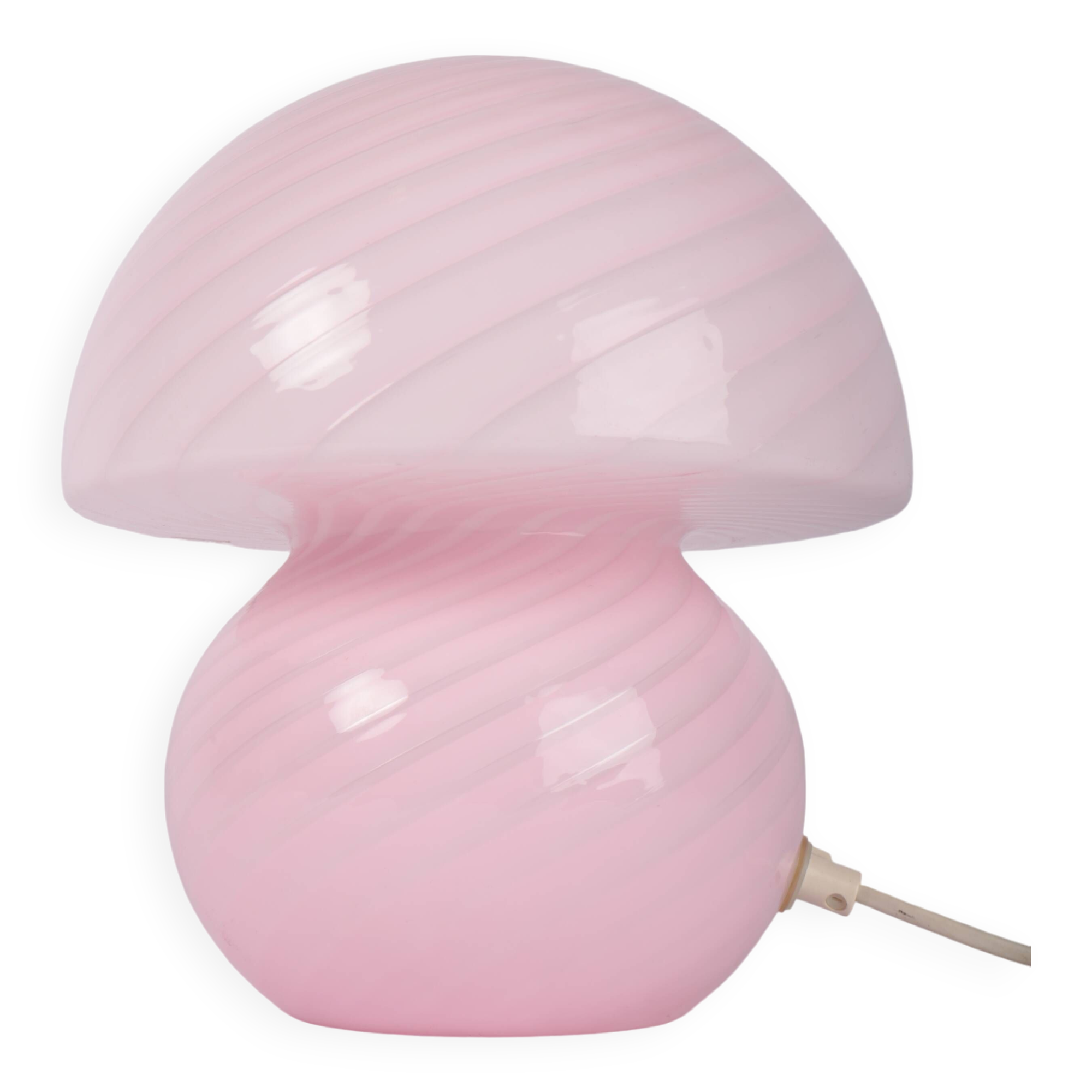 Pink mushroom lamp, Vetri Murano, Italy