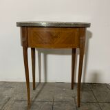 Kidney table transition style, side cabinet small chest of drawers.