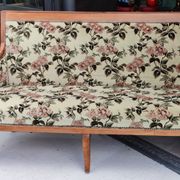 Old cherry wood bench