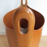 Teak waste paper designed by Einar Barnes For P S Heggen Norway