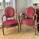 Pair of Louis XVI Medallion Armchairs