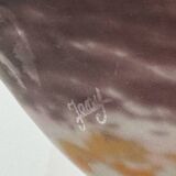 Art Deco pendant light by Jany – Glass paste – Marble decor