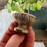 4 small bronze cups