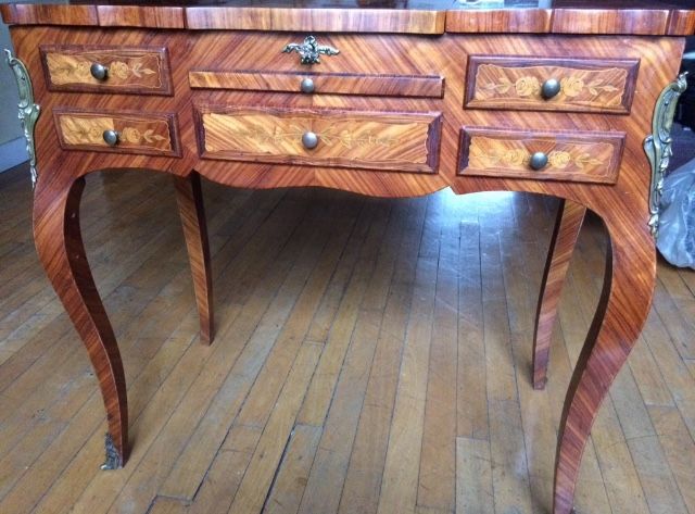Hairdresser Style Louis XV Marquetry rosewood