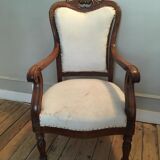 Paire de fauteuils Voltaire