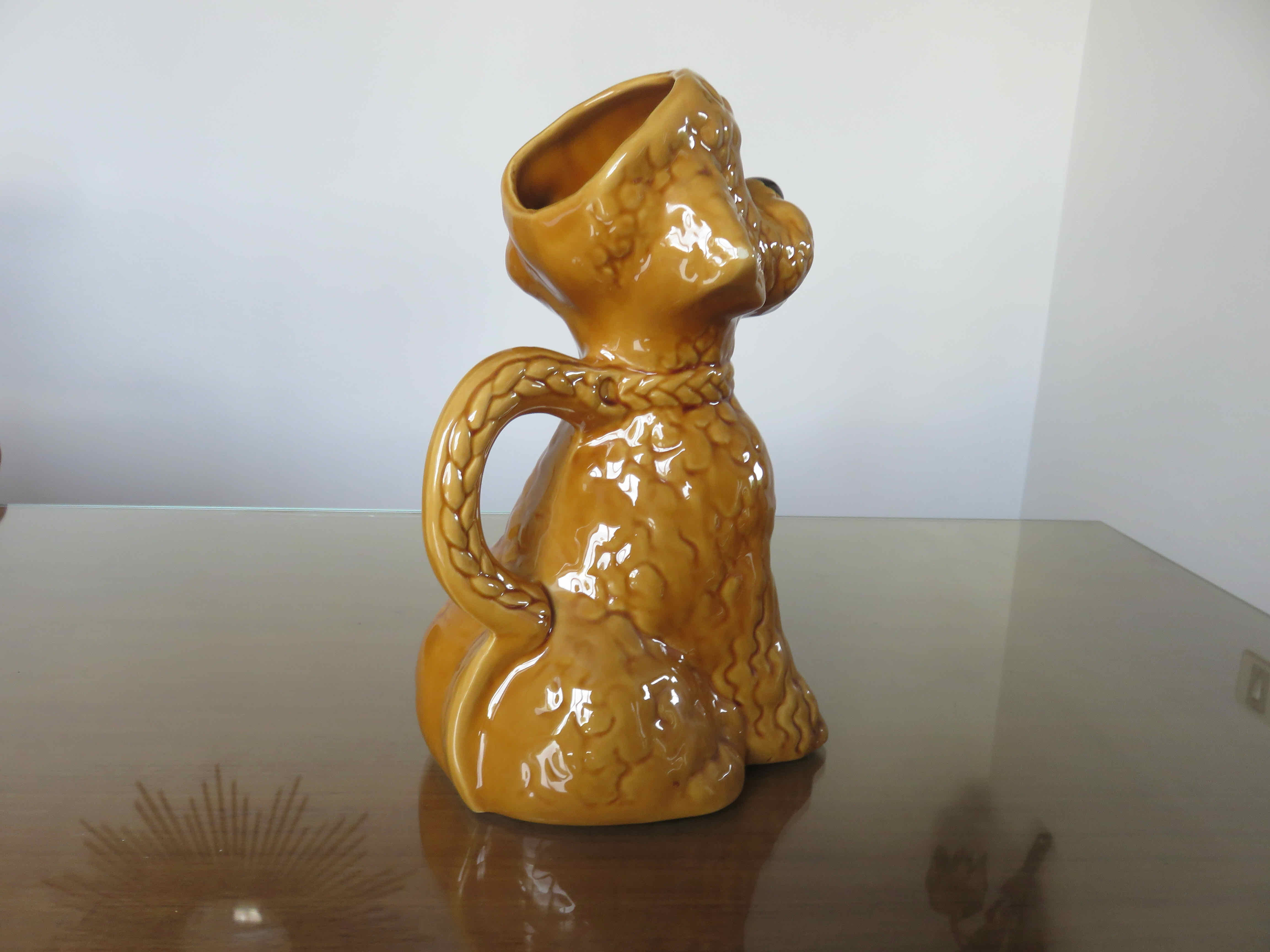 Pitcher "POODLE" ceramic 50s 60s