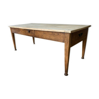 Farm table 1900 raw wood