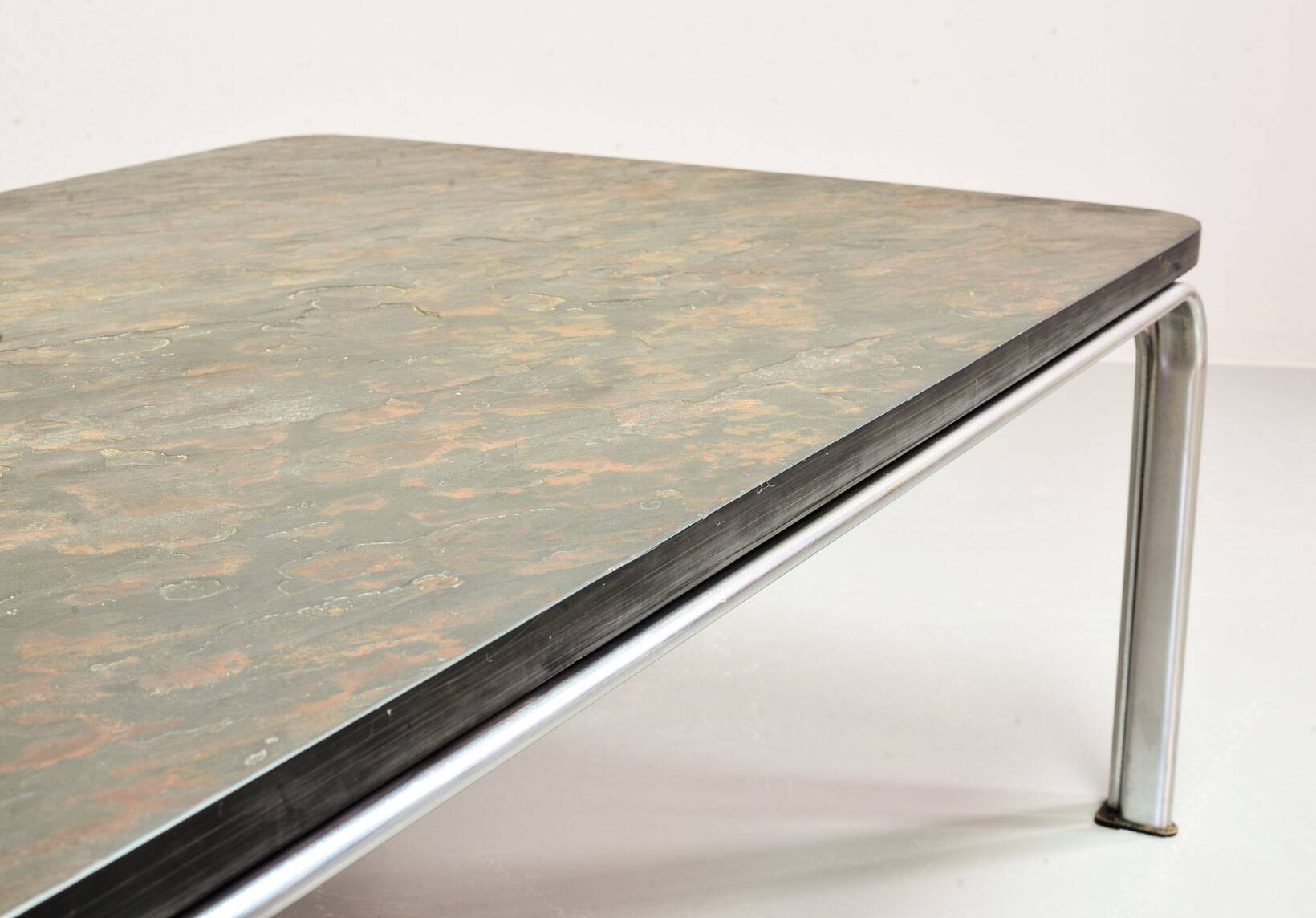 Heinz Lilienthal Slate Blackstone Rectangle Coffee Table, Model Bogota 70s