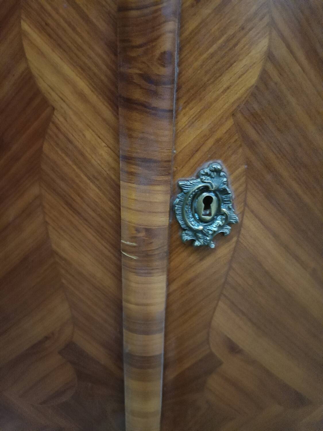 Rosewood inlaid cabinet