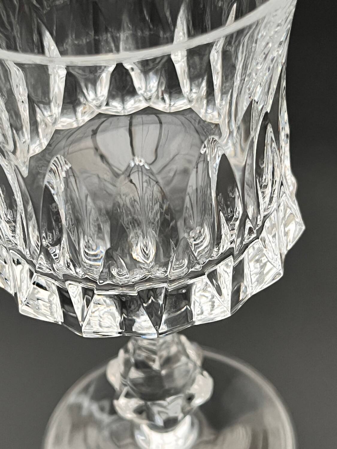 Set of 6 Spiegelau crystal glasses