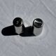 Set of 2 vintage stainless steel cups H12 D7