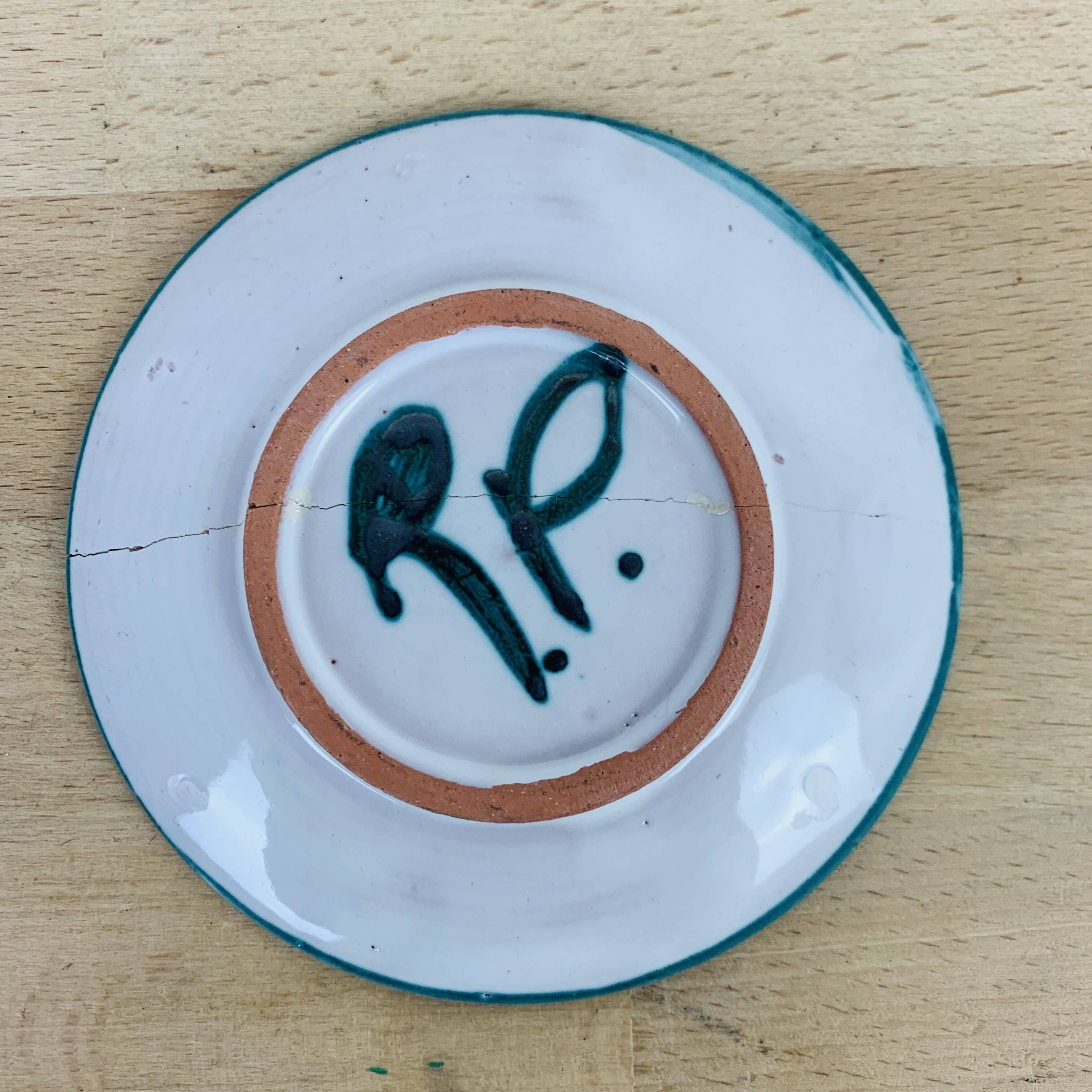 4 Robert Picault saucer plates