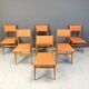 Mid century italian dining chairs, 1950s