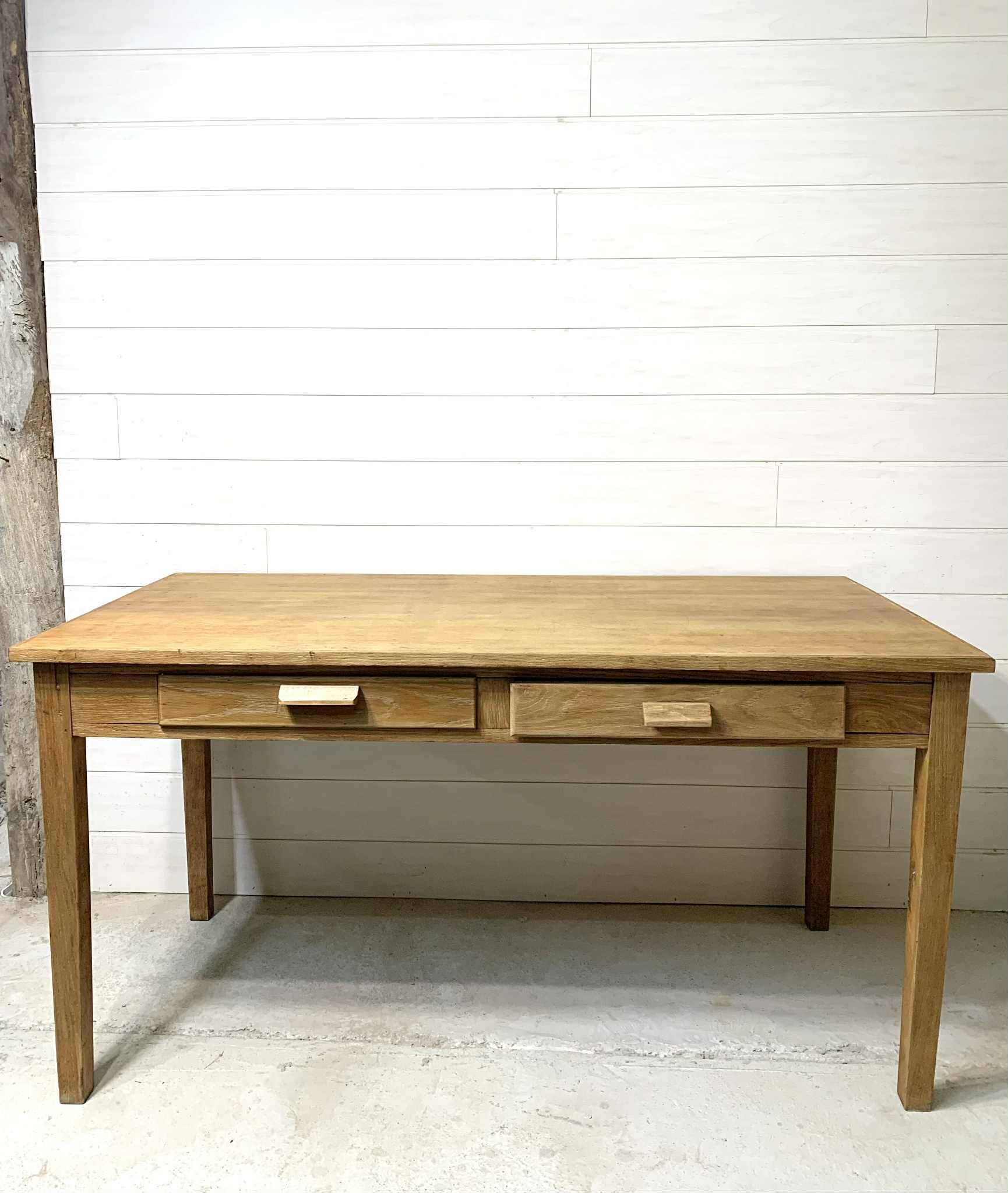 6-person solid wood farmhouse table