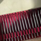 Cutlery set with storage furniture, Gero Zilduro (Netherlands), 100 pieces, stainless steel