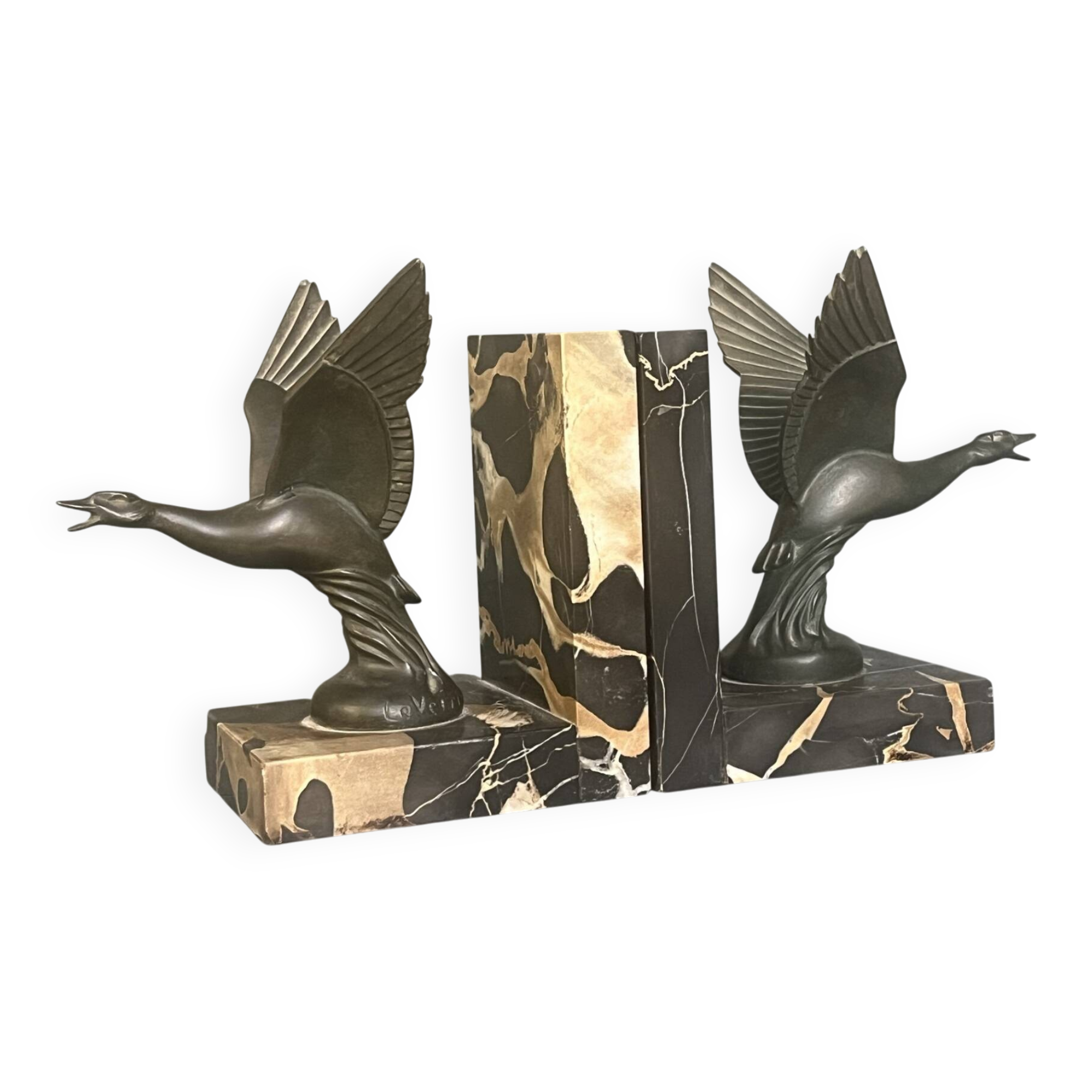 Pair of Art Deco bookends by Max le Verrier