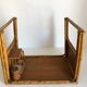 Bureau enfant en rotin avec son fauteuil