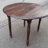 Table with fruit wood flaps, early 20th century