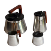 Set thé et café par Axel Enthoven pour Demeyere Werkhuizen, Belgique, 1971, Set de 4.