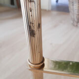 Marble and brass coffee table