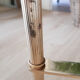 Marble and brass coffee table