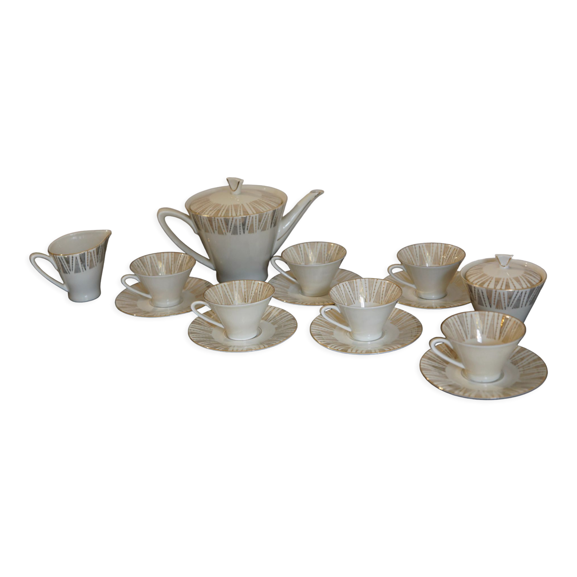 Tea Set Bavarian porcelain 40s
