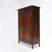 Large Louis XVI French Carved Bridal Wardrobe, ca. 1850