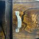 Art Deco metal bedside table