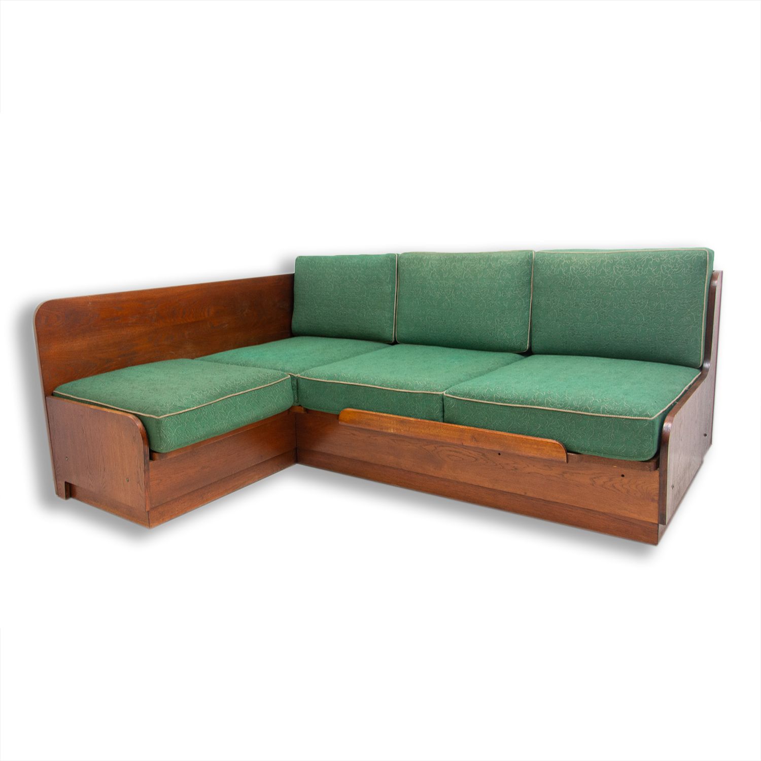 Mid Century Corner Folding Sofabed, 1960´s, Czechoslovakia