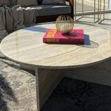 Coffee table 100% Roman Travertine