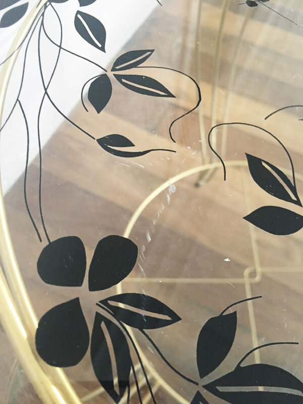 Table low hollywood regency décor 'phoenix', 1950