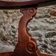 Antique wooden office chair – swivel captain's chair – walnut chair – early 1900s