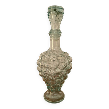 Glass grape carafe