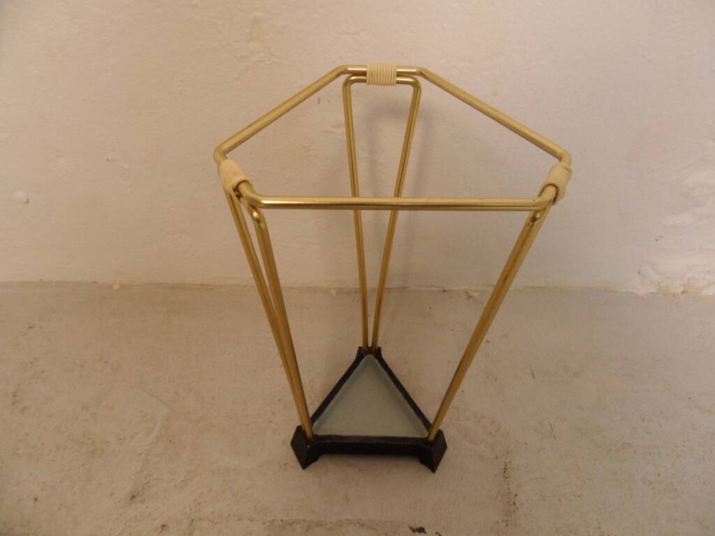 Vintage Hollywood Regency umbrella stand