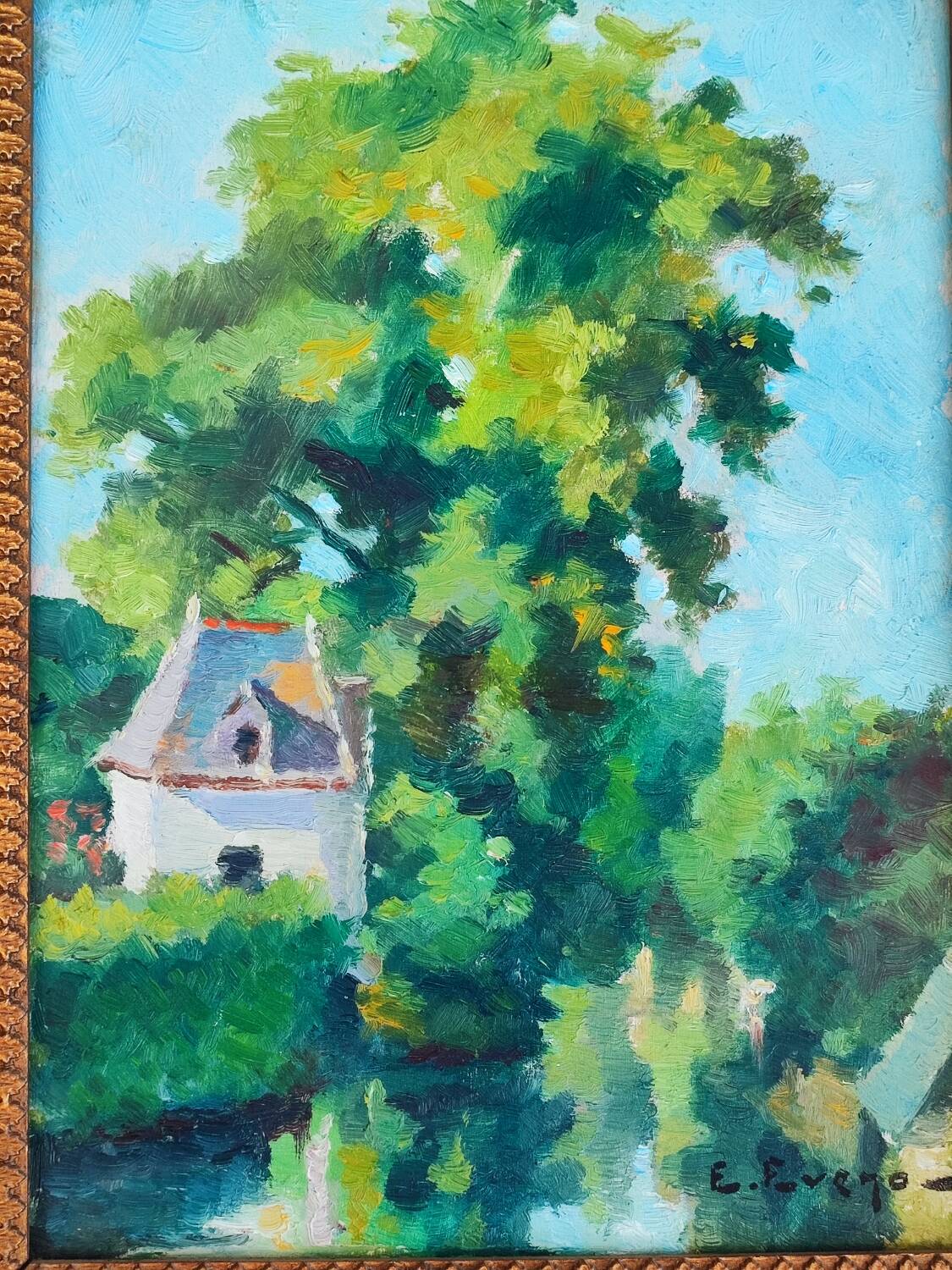 Oil painting by Édouard Jules Eveno