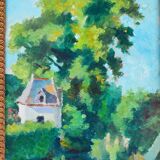 Peinture à l'huile d'Édouard Jules Eveno