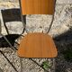 Lot de 4 chaises Formica pieds compas
