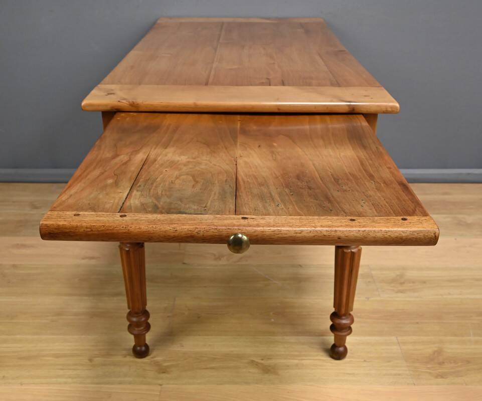 Cherrywood writing desk, Louis-Philippe style – Late 19th century