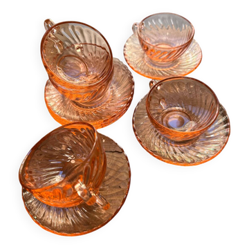 Roseline cups by Arcoroc