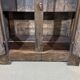Entrance furniture, Breton wardrobe in oak and chestnut from the 19th century.