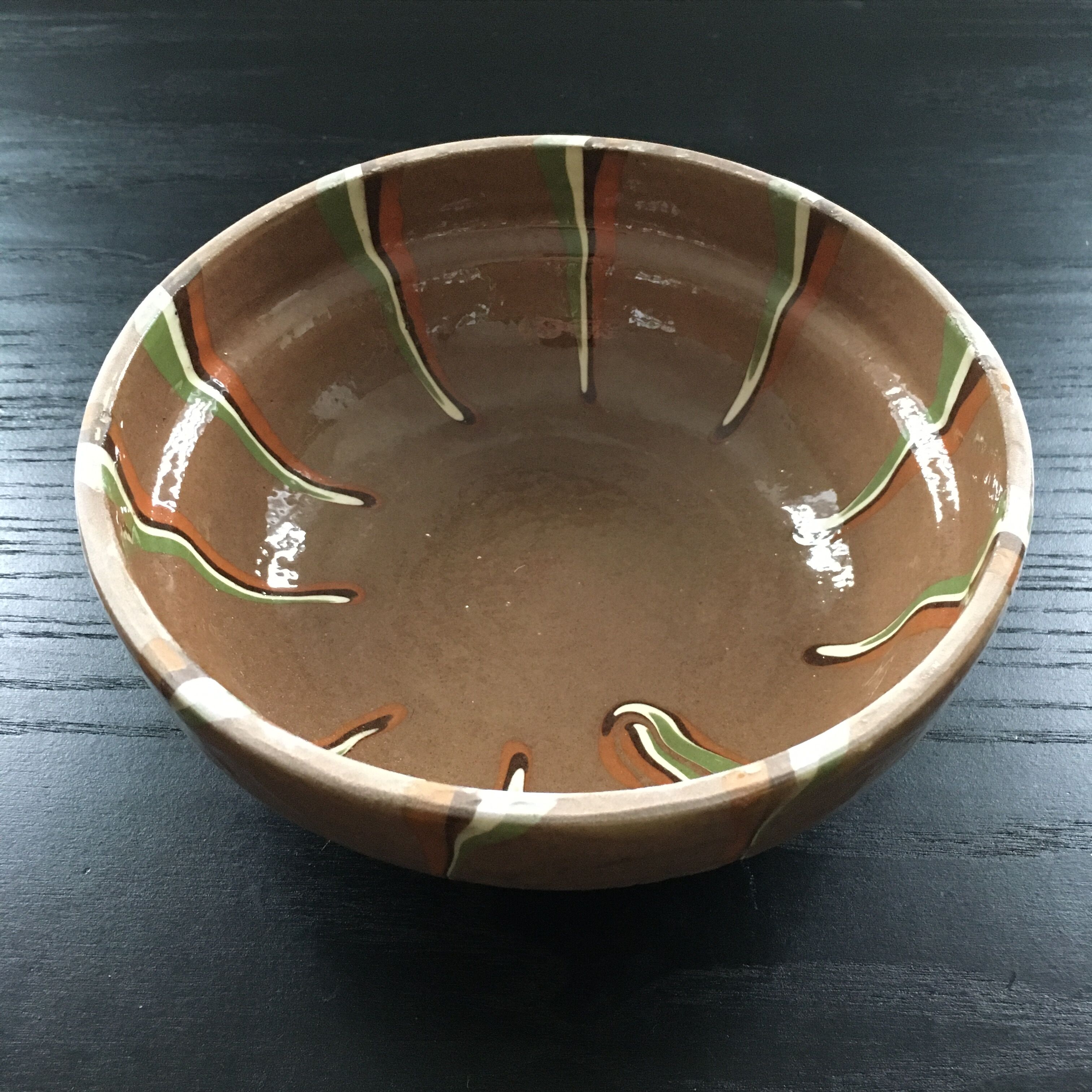 Saladier terre cuite mélangée