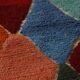 Multicolored Berber wool rug 250cmx150cm