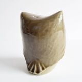 Tirelire en céramique en forme de hibou par Ditmar Urbach, années 1960.