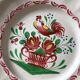 Lot of 2 plates Saint Clement decoration