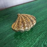 Art deco gilded bronze jewelry, biblical shell