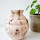 Art deco opaline glazen vaas, Verreries de Scailmont, Henri Heemskerk