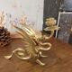Bronze chandelier dragon no. 2