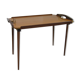 Table d'appoint plateau de service Aase Dreieri Ganddal Norvège  en teck et chêne années 1960