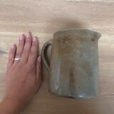 Pitcher, glazed stoneware broc